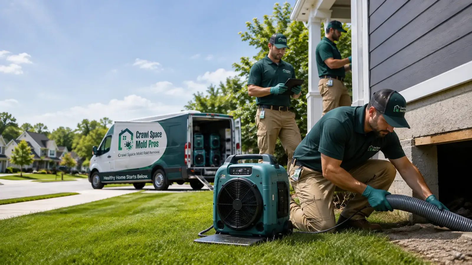 Crawl Space Mold Removal in Manteca, CA
